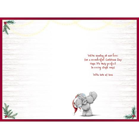 Mum & Dad From Both Of Us Me to You Bear Christmas Card Extra Image 1